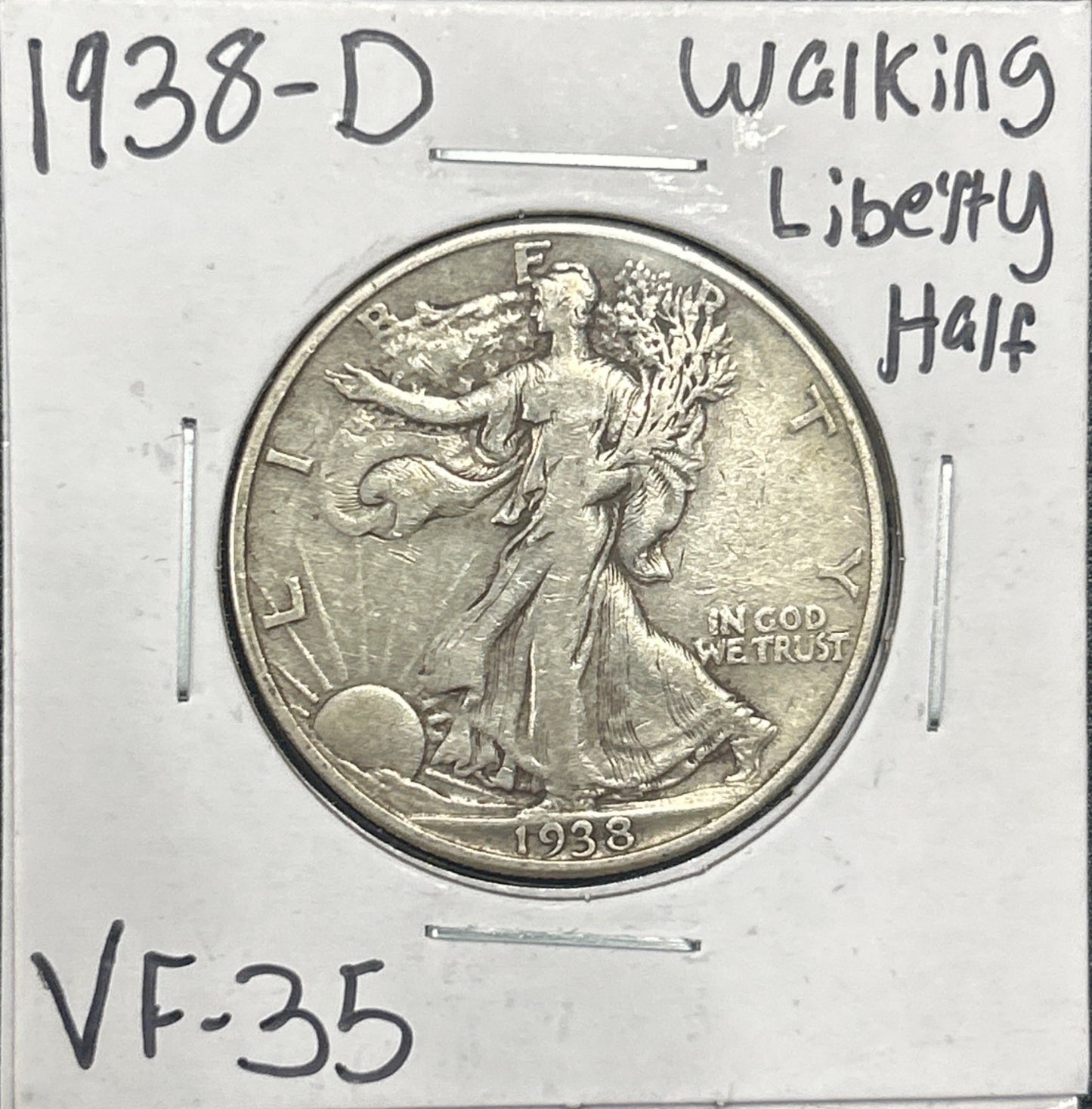 1938-D Walking Liberty Half 6739.35-B — Obverse