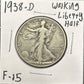 1938-D Walking Liberty Half 6739.15-A — Obverse