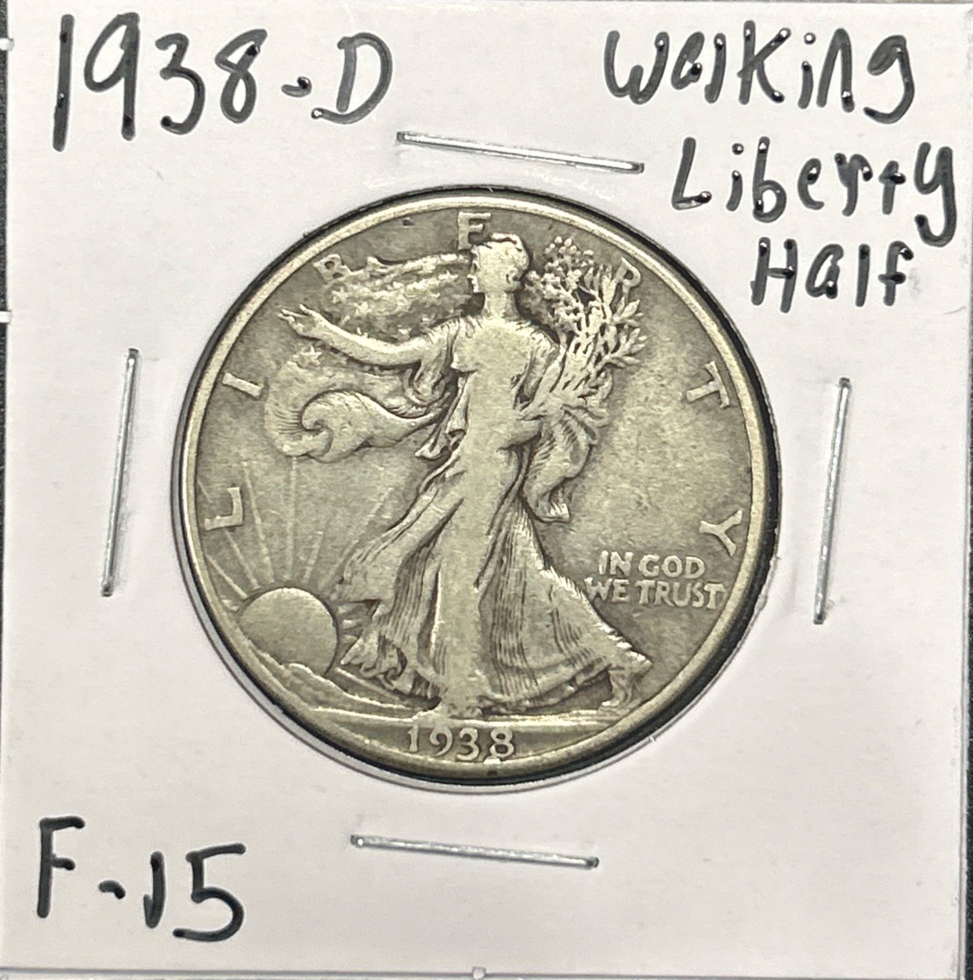 1938-D Walking Liberty Half 6739.15-A — Obverse