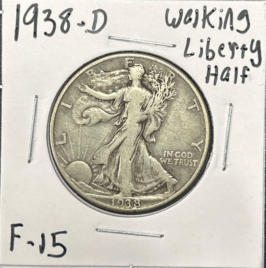 1938-D Walking Liberty Half 6739.15-A — Obverse
