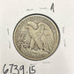 1938-D Walking Liberty Half 6739.15-A — Reverse