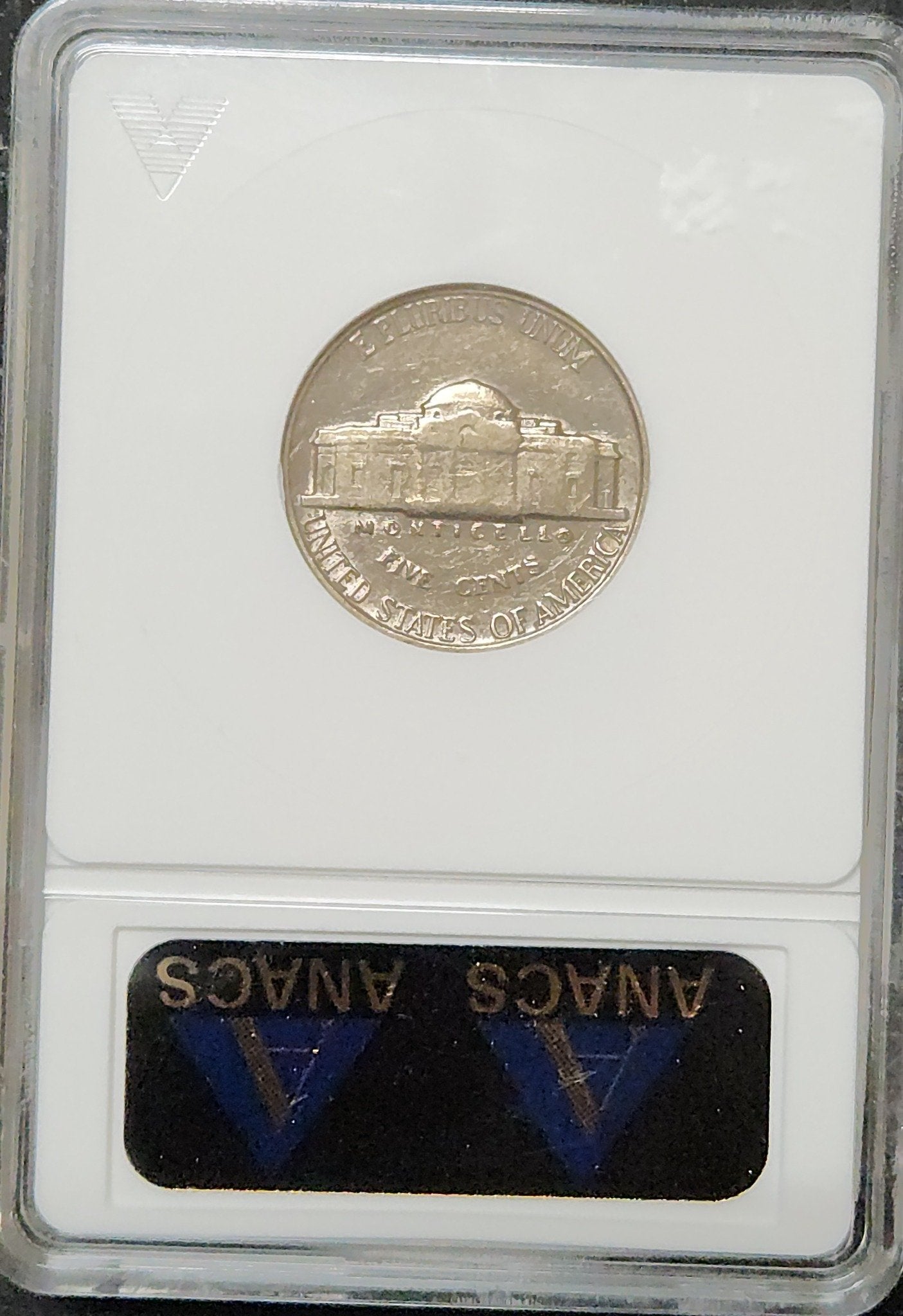 1939 Jefferson Nickel EF 45 Double Die Reverse FS-801 Die 1 Scratched- Cleaned 375862.45-A — Reverse