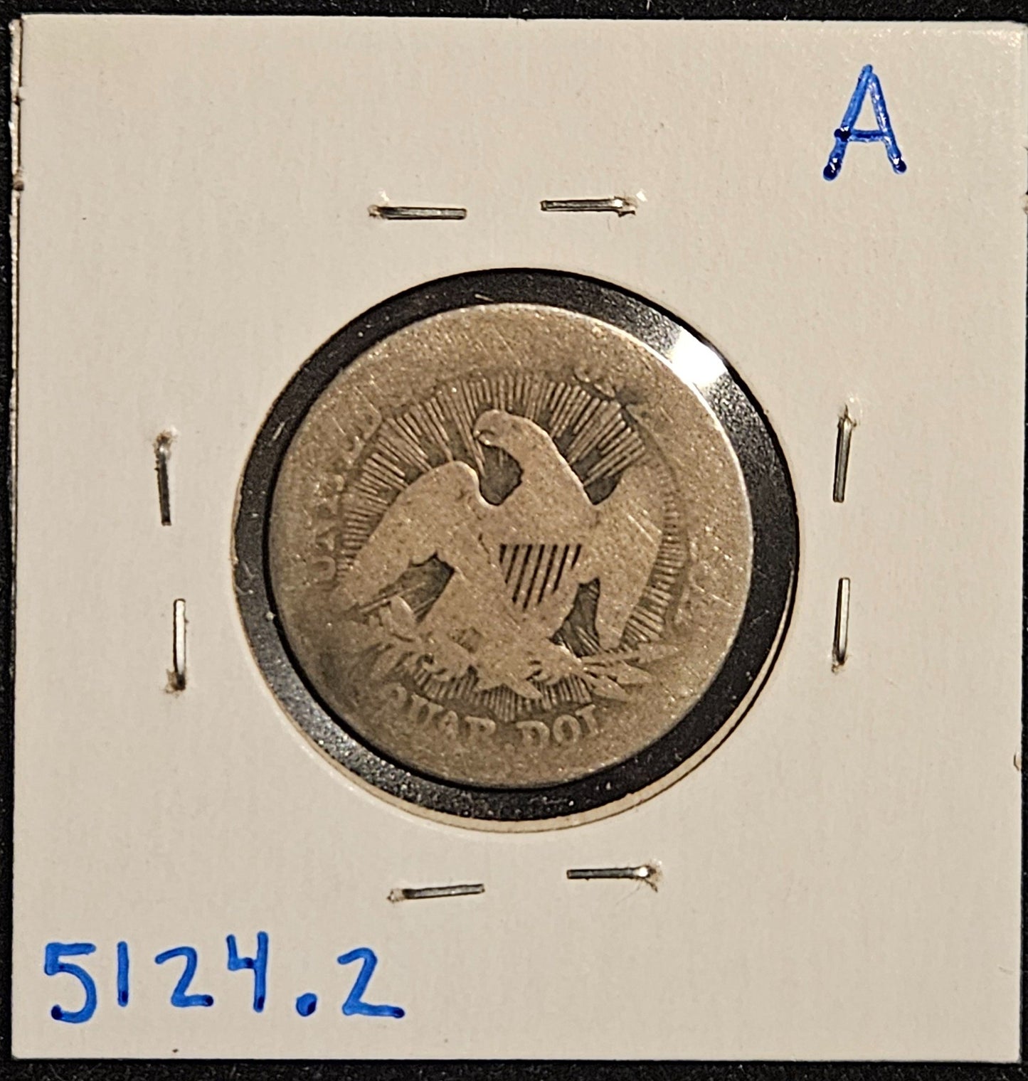 1853 Seated Liberty Quarter Arrows + Rays Fair-2 5124.2-A — Reverse