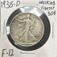 1938-D Walking Liberty Half 6739.12-A — Obverse
