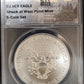2021 W Silver Eagle MS 70 Type 1 S$1 Struck At West Point Mint ANACS 213362.70-0200876010104654 — Obverse