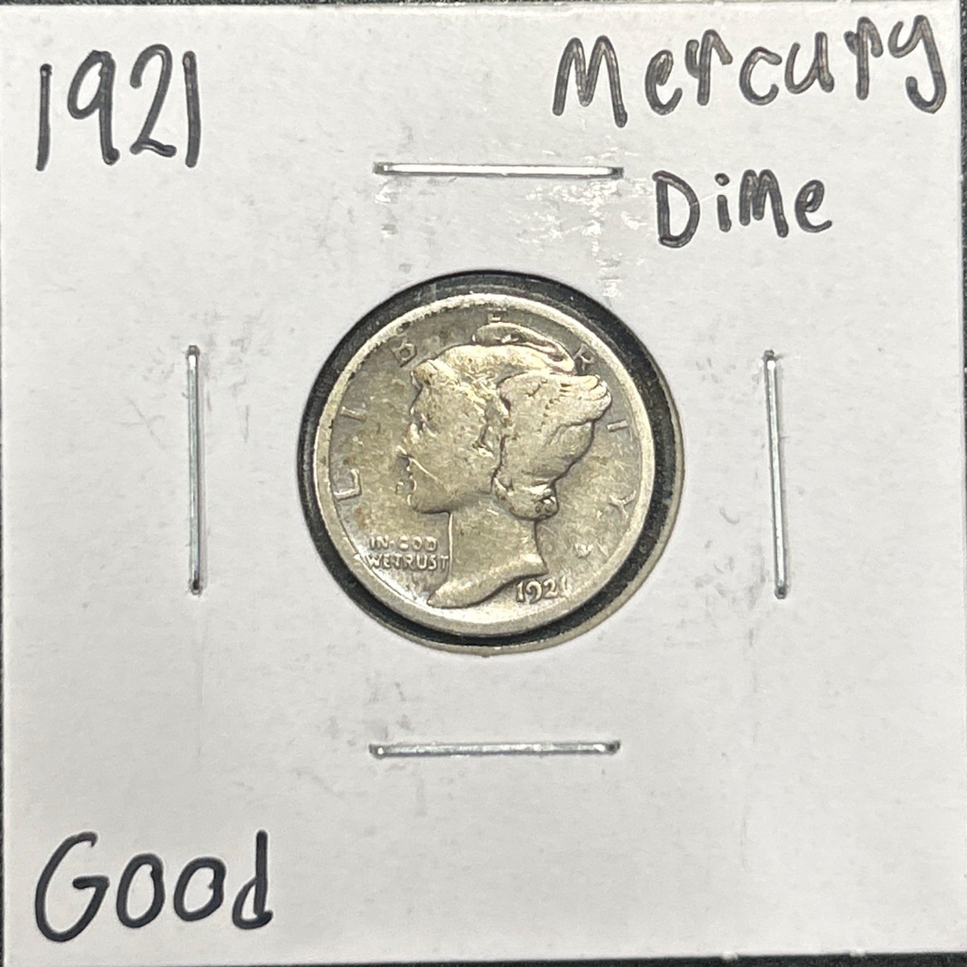 1921 Mercury Dime 4479.D4-A — Obverse