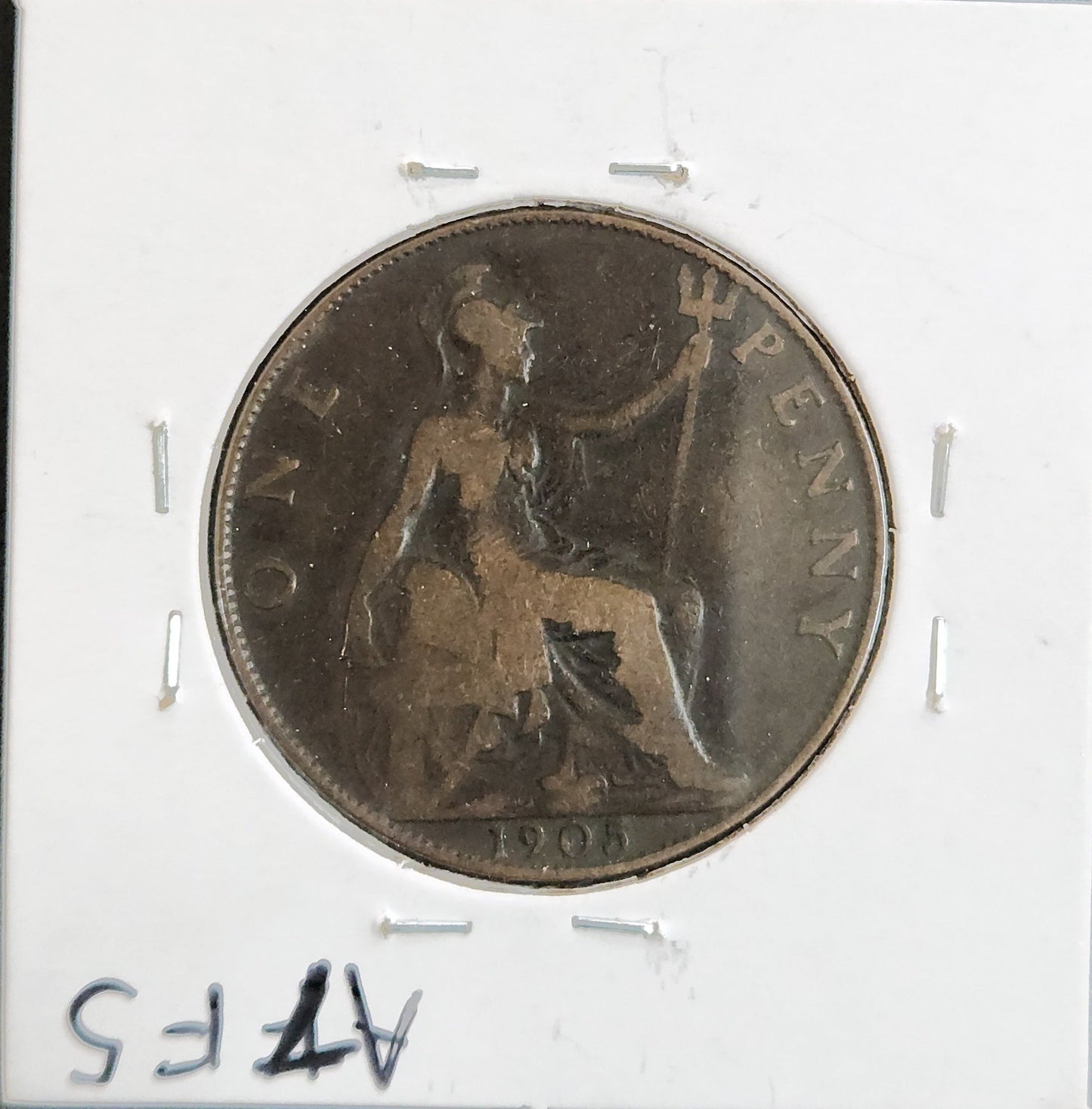 1905 Great Britain Penny A7F5 — Reverse