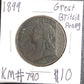 1899 Great Britain Penny 95XK — Obverse