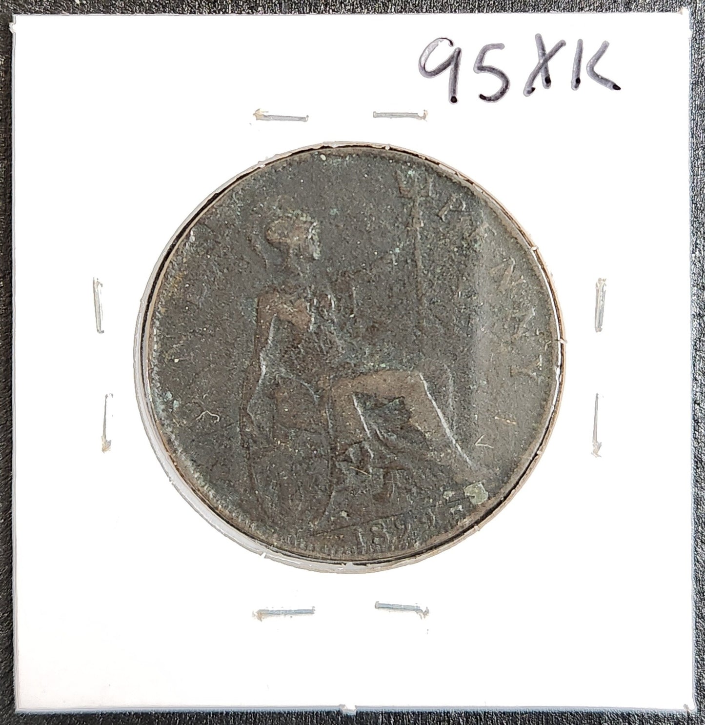 1899 Great Britain Penny 95XK — Reverse