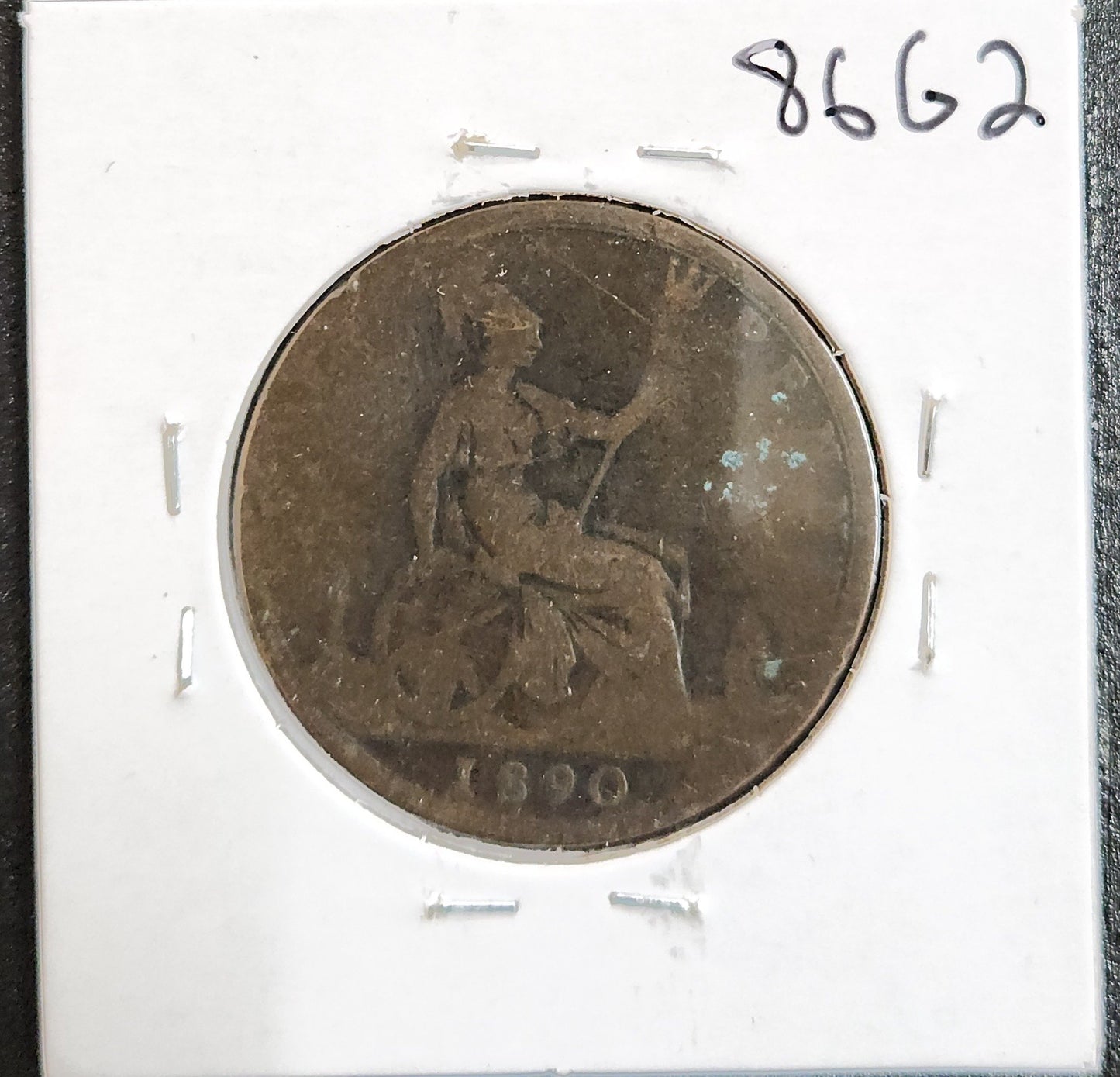 1890 Great Britain Penny 86G2 — Reverse