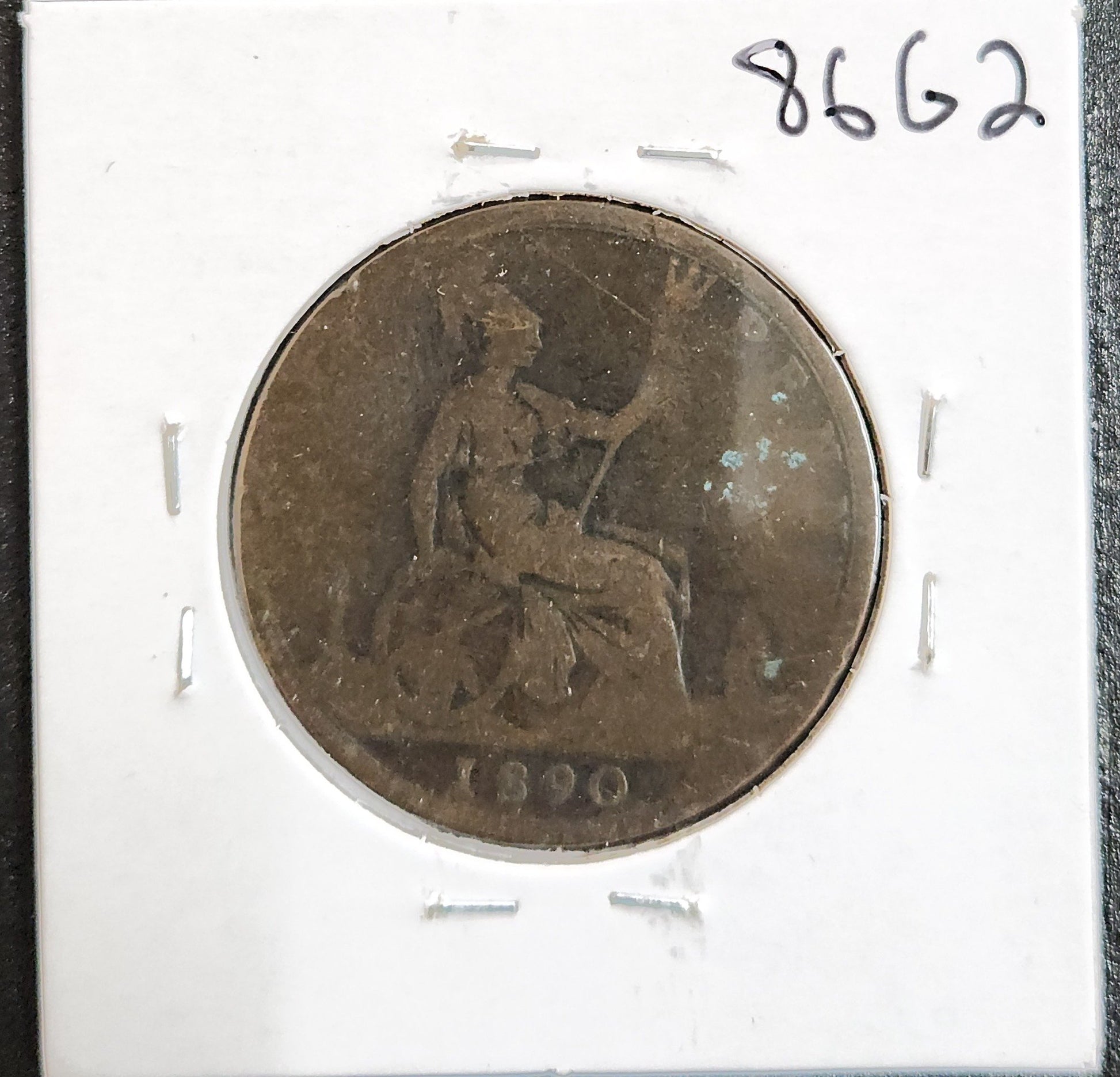 1890 Great Britain Penny 86G2 — Reverse