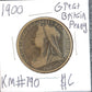 1900 Great Britain Penny KTHR — Obverse