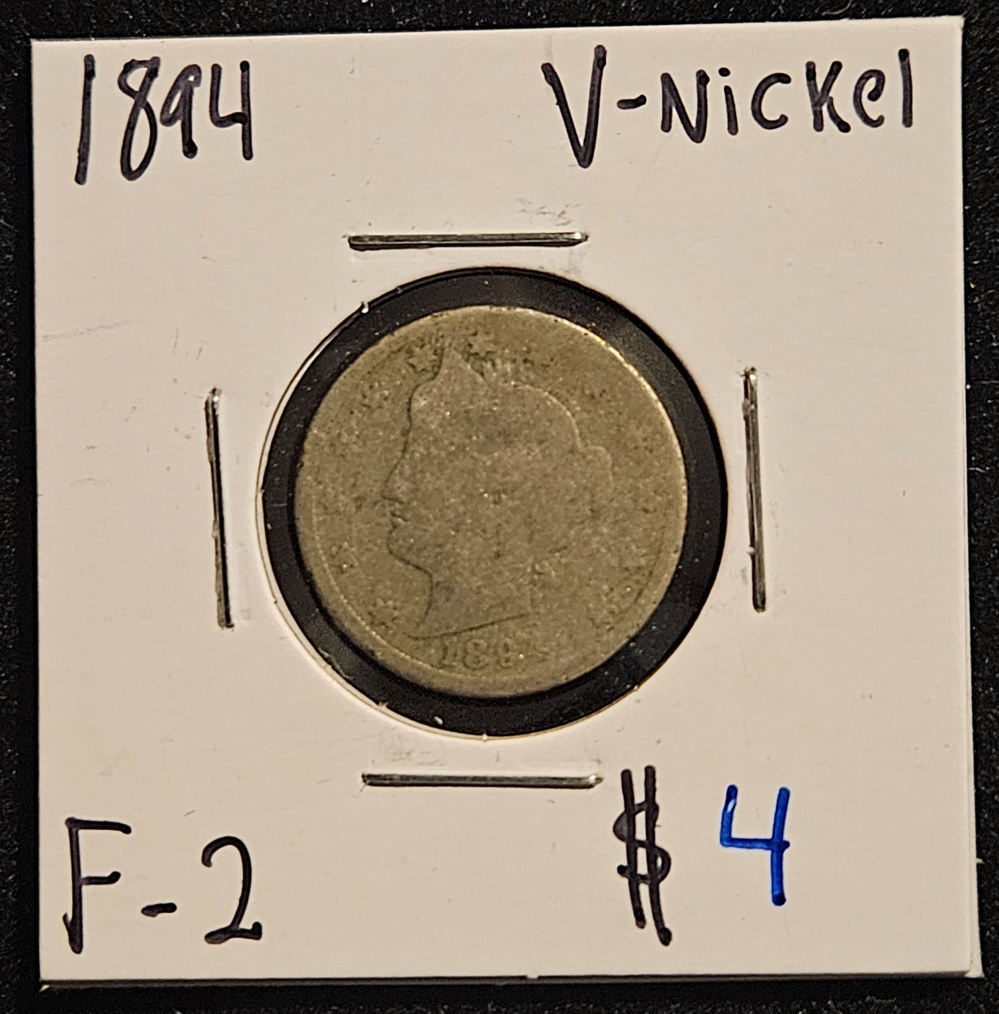 1894 Liberty V-Nickel Fair-2 — Obverse