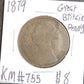 1879 Great Britain Penny M3XG — Obverse