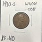 1910-S Wheat Cent 1805.40-A — Obverse