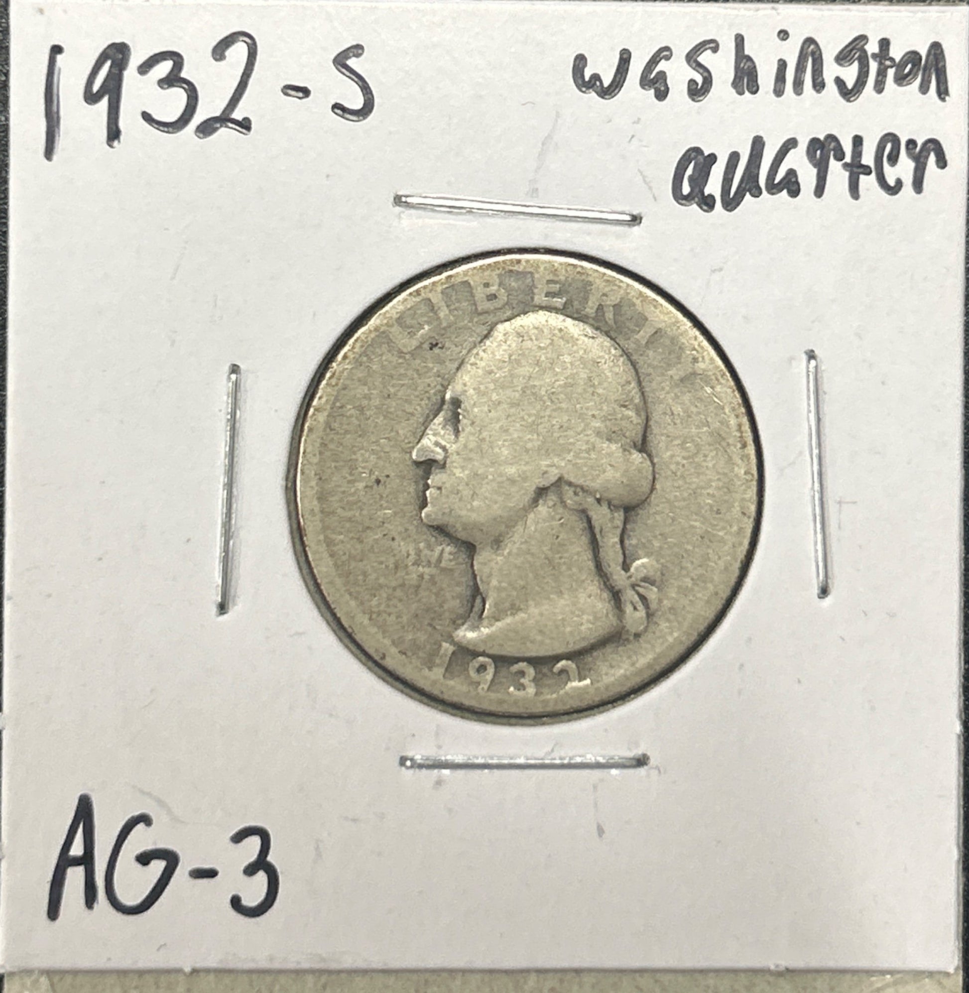 1932-S Washington Quarter 5647.3-A — Obverse