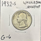 1932-S Washington Quarter 5647.6-A — Obverse