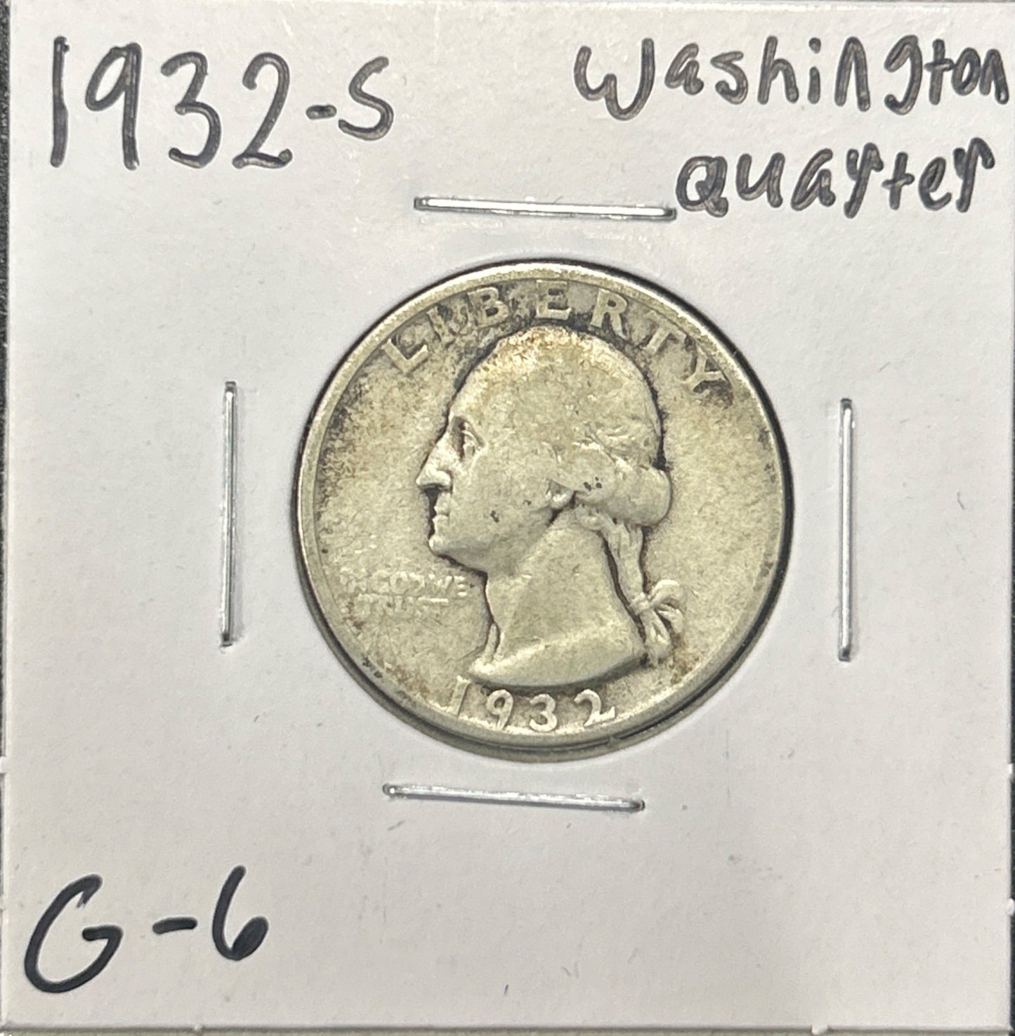 1932-S Washington Quarter 5647.6-A — Obverse