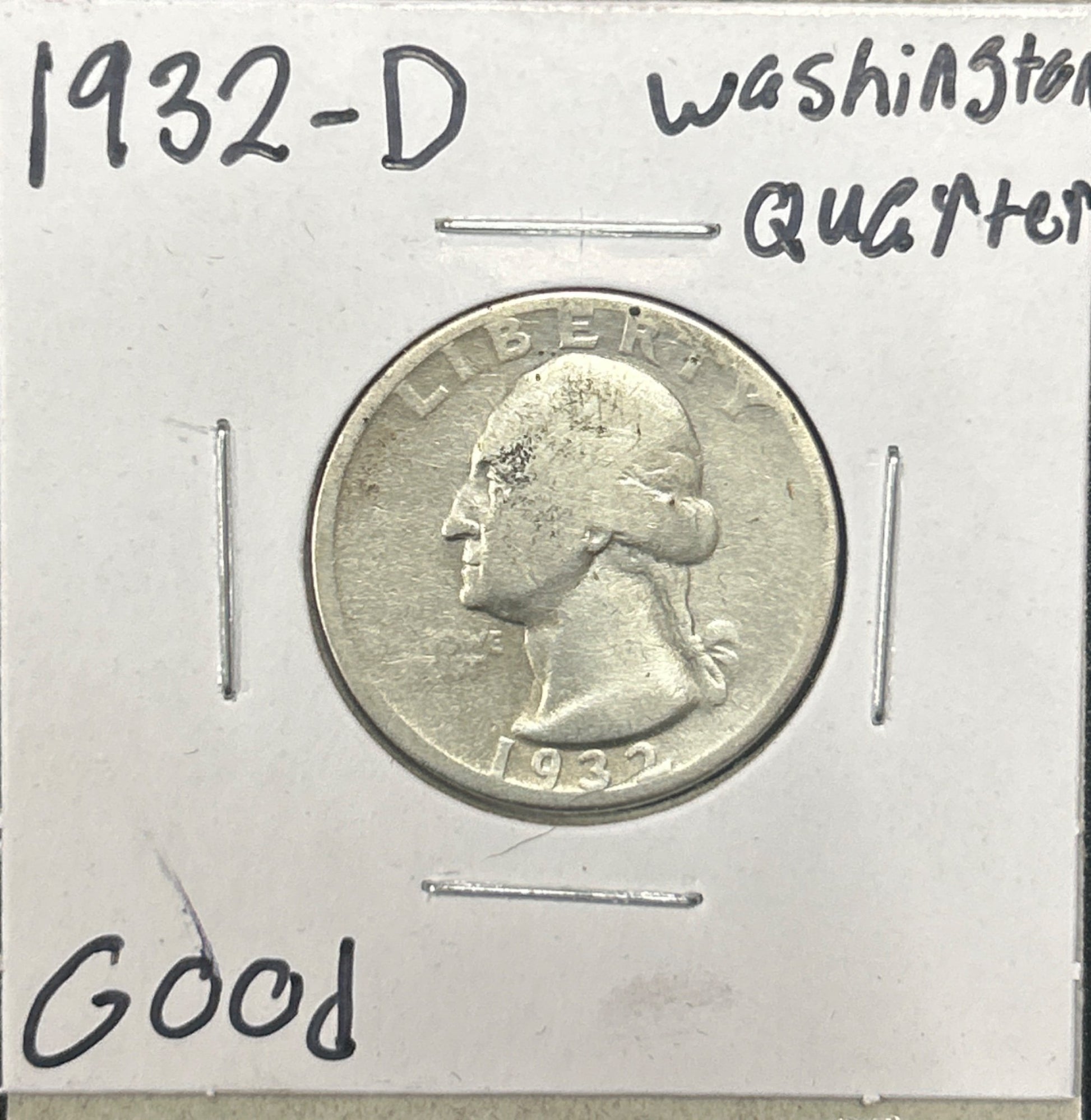 1932-D Washington Quarter 5646.D4-B — Obverse