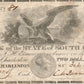 1862 $2 Bank Of The State Of South Carolina Obsolete Note SC-45-G30 – Low Serial #81 TB4N — Obverse