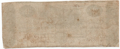 1862 $2 Bank Of The State Of South Carolina Obsolete Note SC-45-G30 – Low Serial #81 TB4N — Reverse