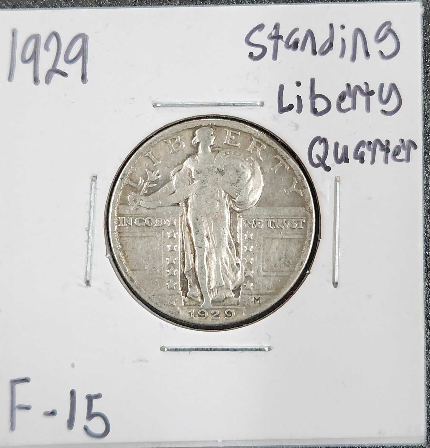 1929 Standing Liberty Quarter F-15 5559.15-A 5559.15 5559.15-A — Obverse