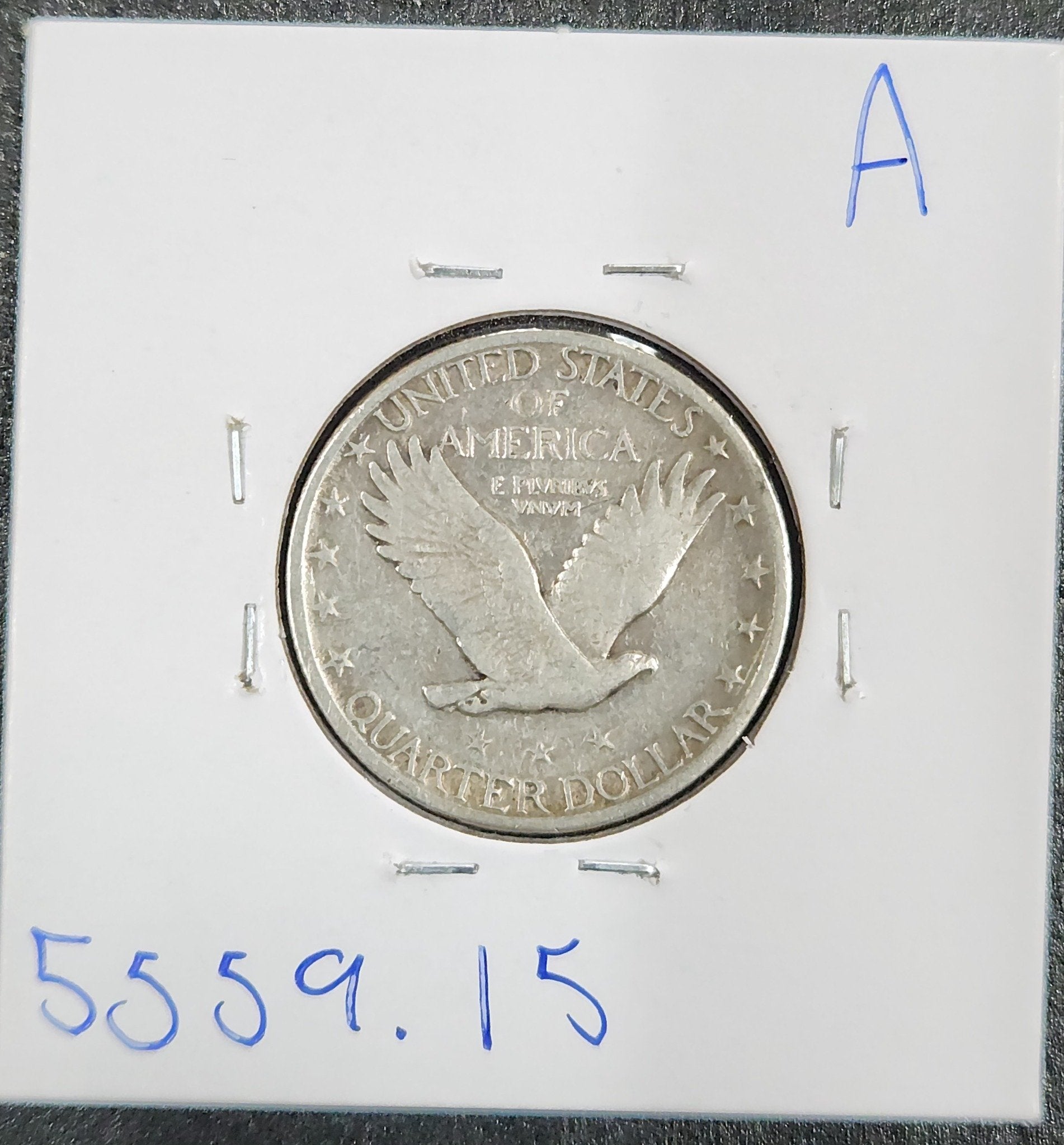 1929 Standing Liberty Quarter F-15 5559.15-A 5559.15 5559.15-A — Reverse