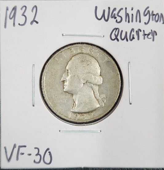 1932 Washington Quarter VF-30 5609.30-A — Obverse