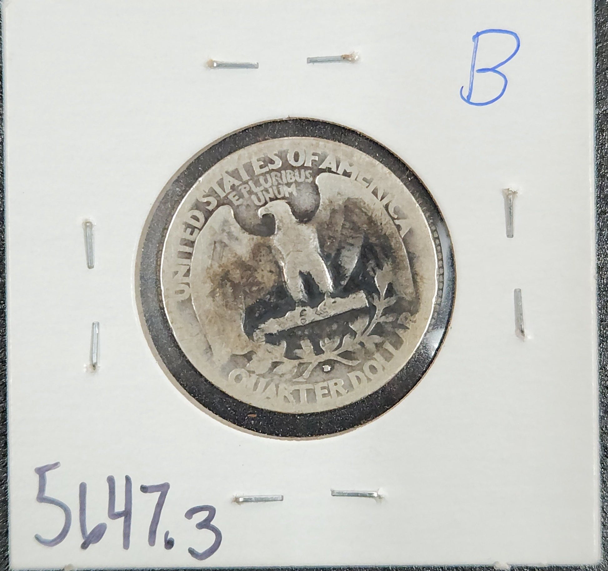 1932 S Washington Quarter AG-3 5647.3-B — Reverse