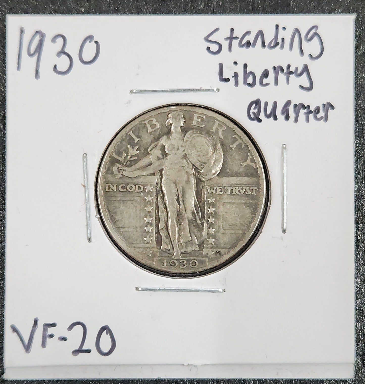 1930 Standing Liberty Quarter VF-20 5607.20-A — Obverse