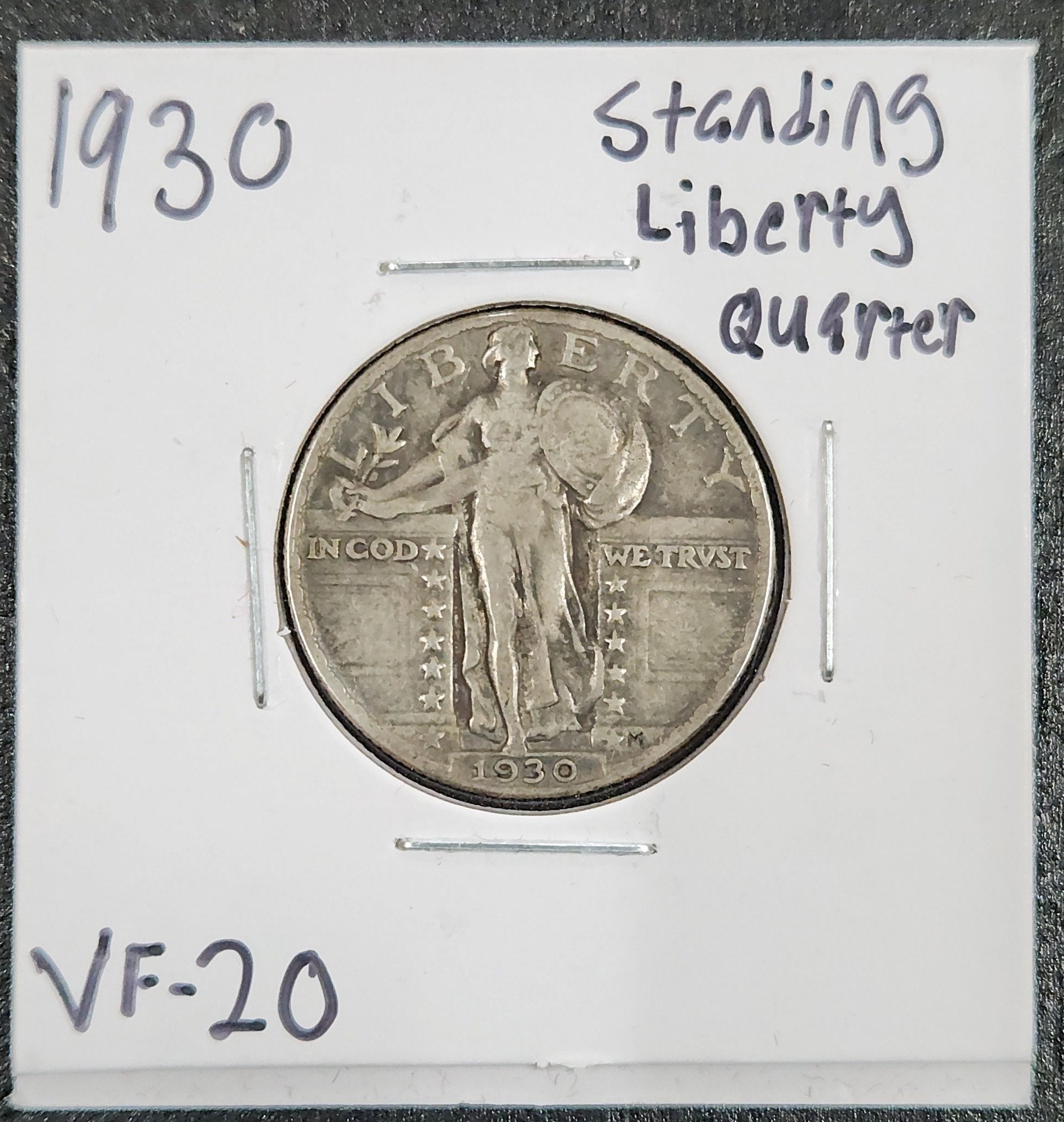 1930 Standing Liberty Quarter VF-20 5607.20-A — Obverse