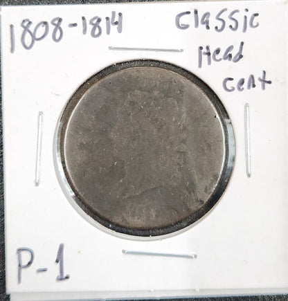 1808-1814 Classic Head Cent P-1 72325.1-B — Obverse