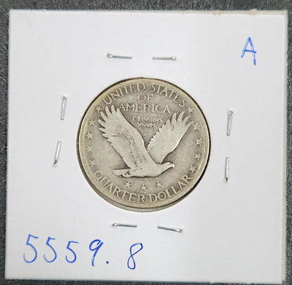 1929 Standing Liberty Quarter VG-8 5559.8-A — Reverse