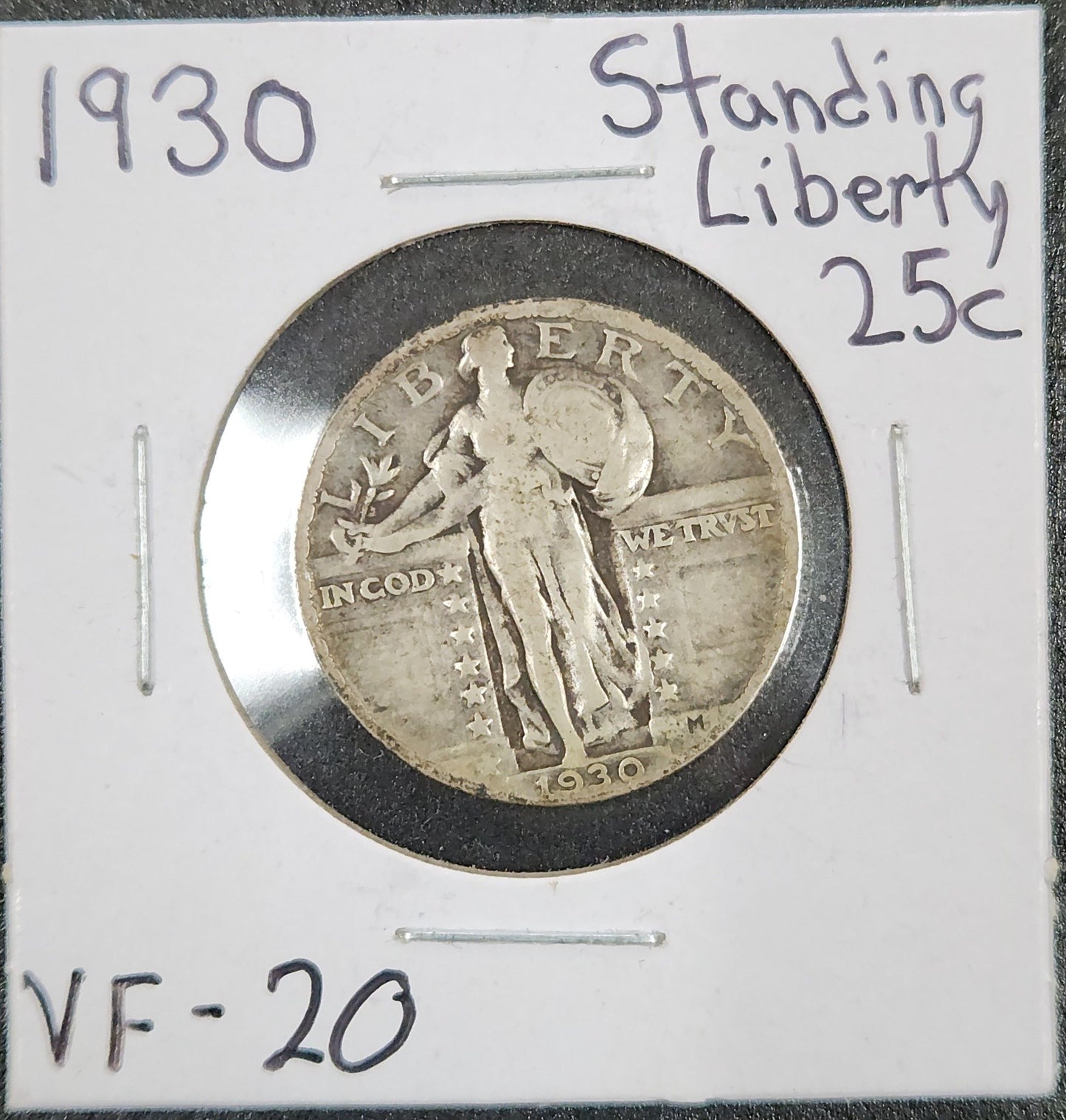 1930 Standing Liberty Quarter VF-20 5607.20-B — Obverse