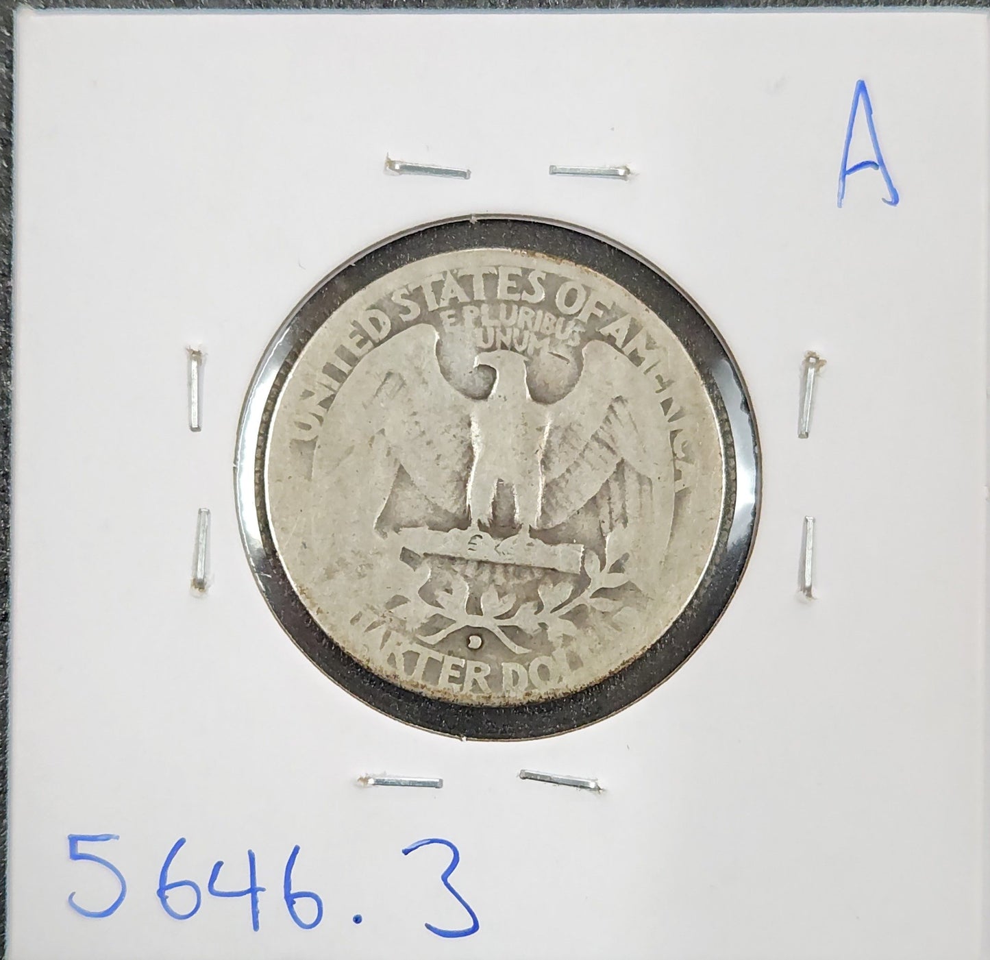 1932 D Washington Quarter AG-3 5646.3-A — Reverse