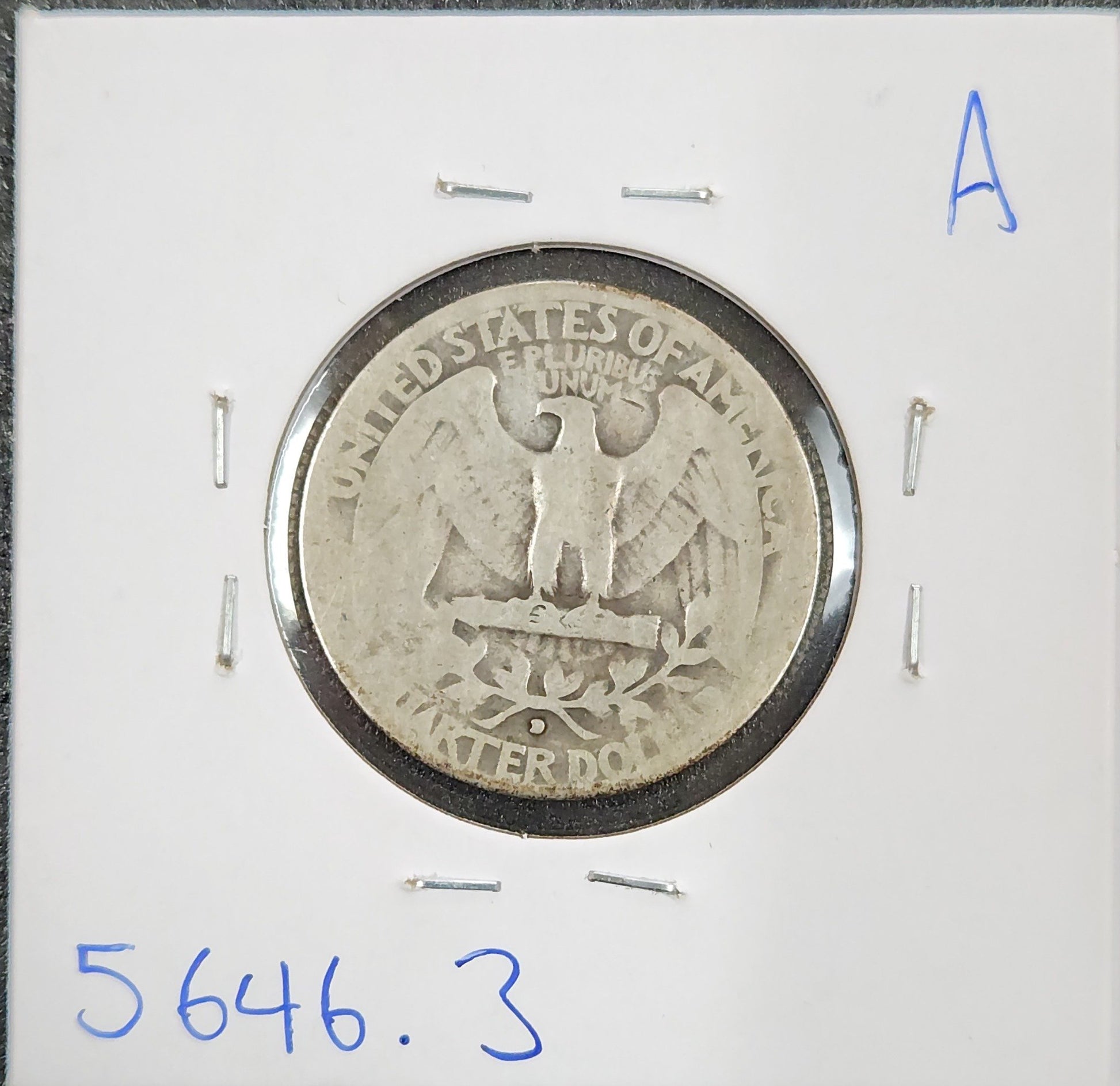 1932 D Washington Quarter AG-3 5646.3-A — Reverse