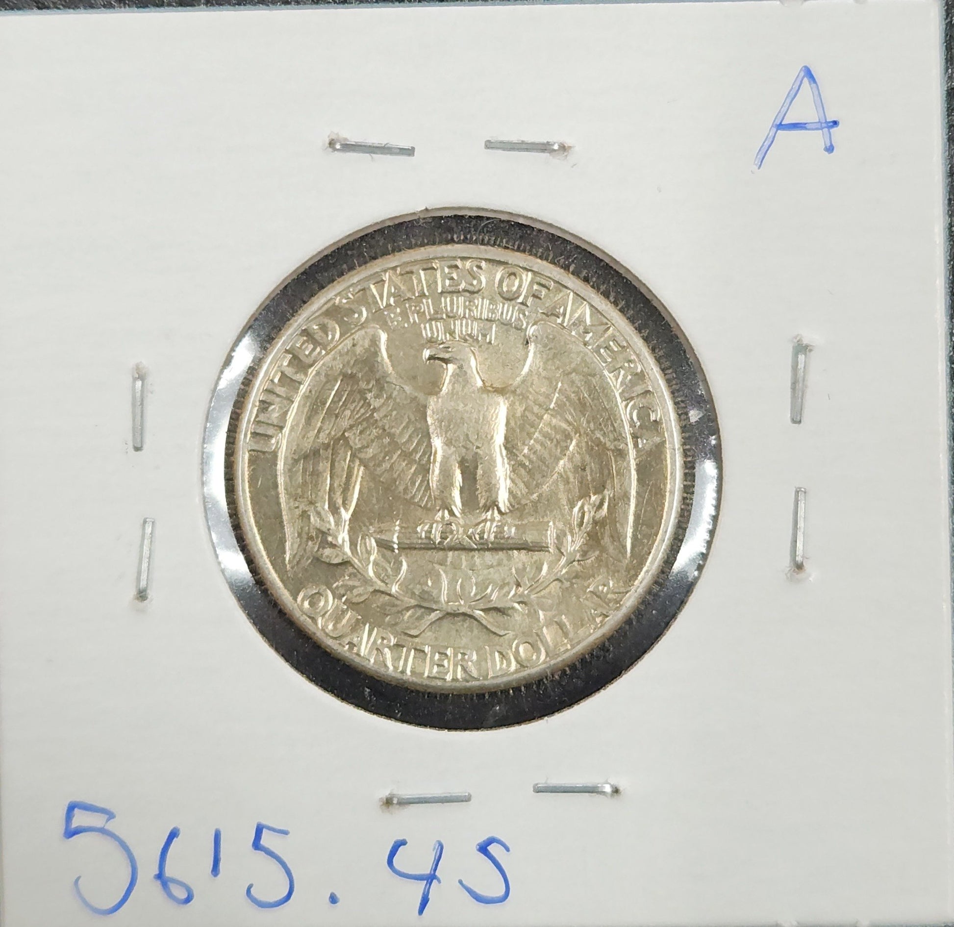 1936 Washington Quarter XF-45 5615.45-A — Reverse