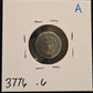 1851 Seated Liberty Half Dime VG-Details Bent 3776.6-A — Reverse