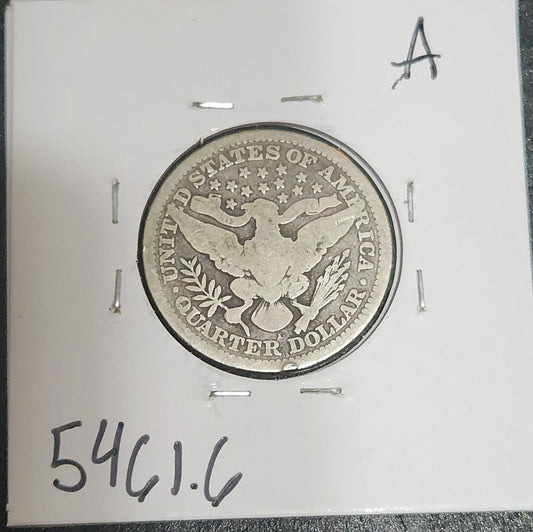 1916 D Barber Quater G-6 5461.6-A — Reverse