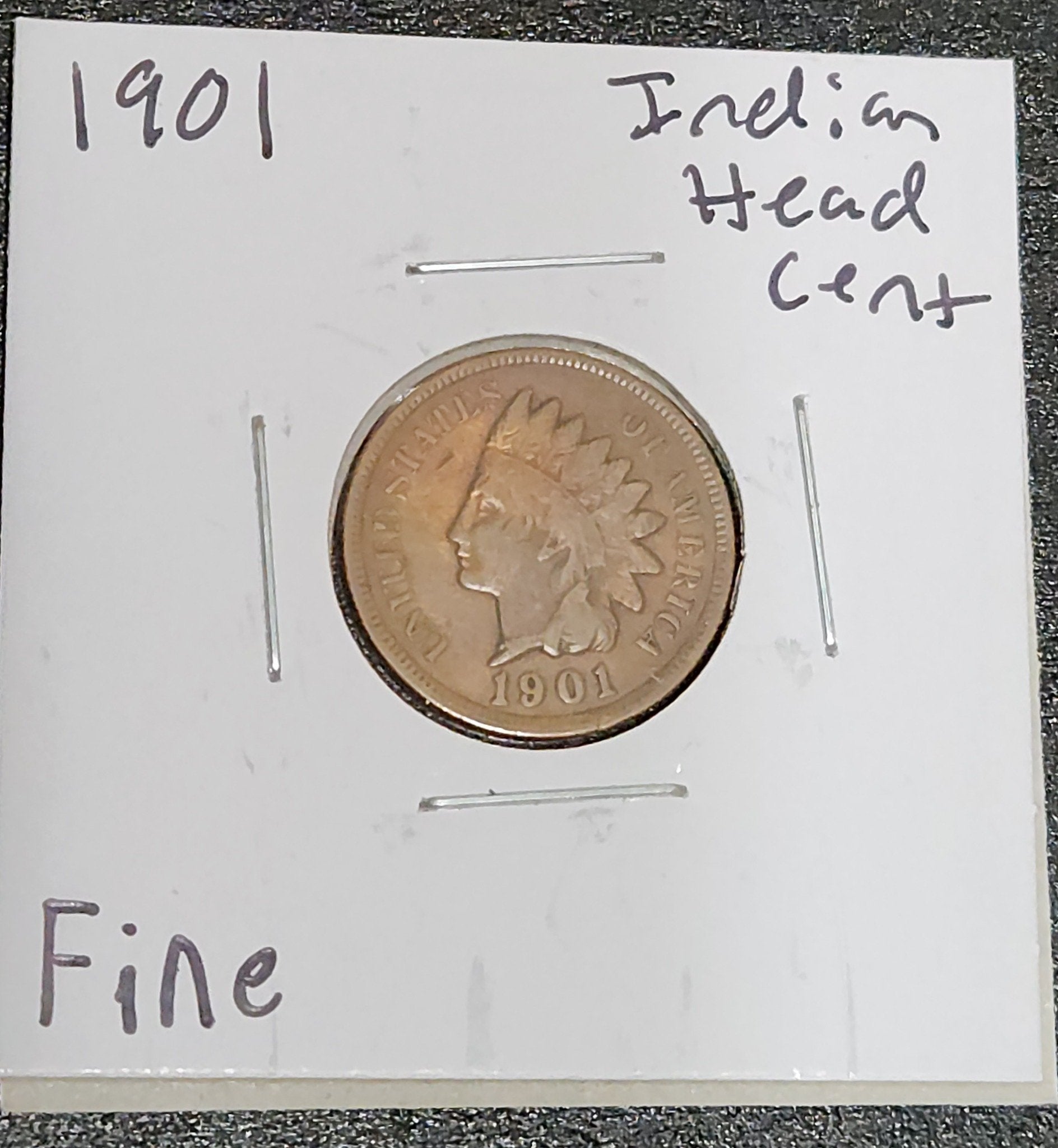 1901 Indian Head Cent FINE 1425.D15-A — Obverse