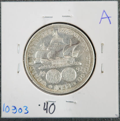 1893 Columbian Expo Classic Commemorative 10303.40-A — Reverse
