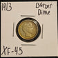 1913 Barber Dime XF-45 4342.45-A — Obverse