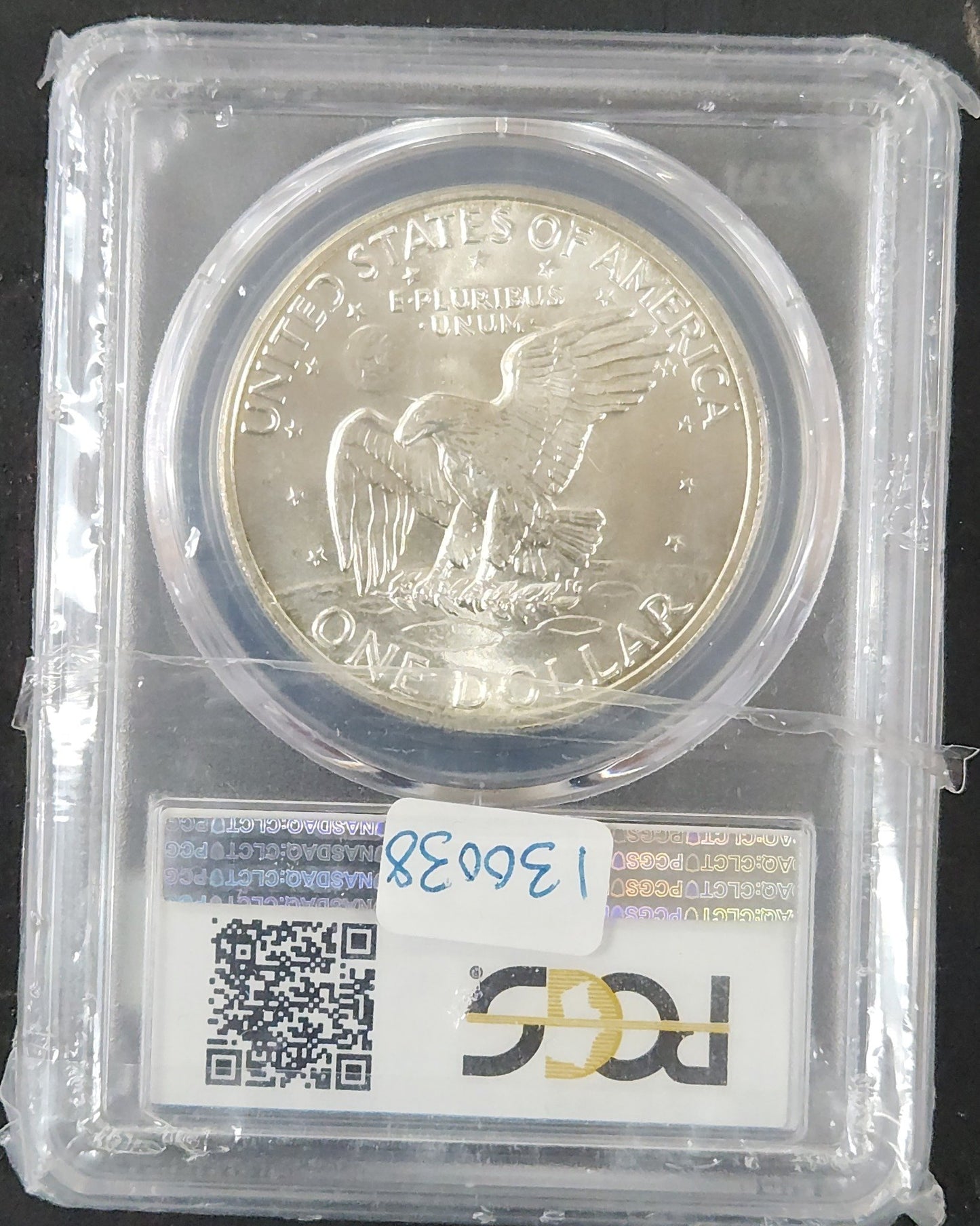 1972 S Eisenhower Dollar Silver MS67 PCGS 7926.67-0000074110067081888296 — Reverse