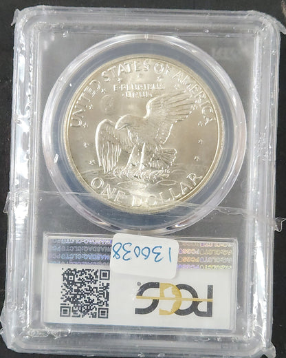1972 S Eisenhower Dollar Silver MS67 PCGS 7926.67-0000074110067081888296 — Reverse
