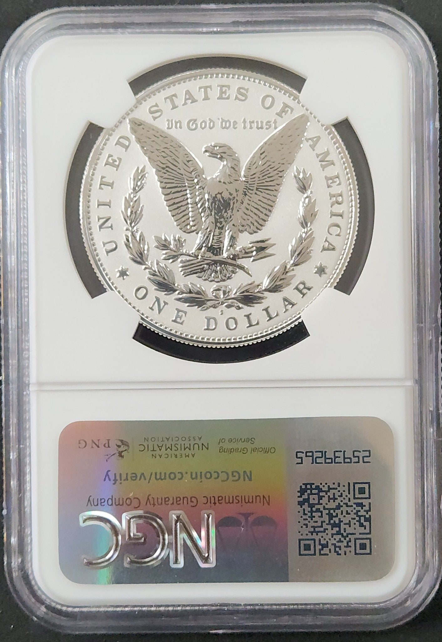 2024-S Morgan $1 Reverse Proof 70 First Day Of Issue Official US Mint Set 375532.70-01807370008329189295 — Reverse