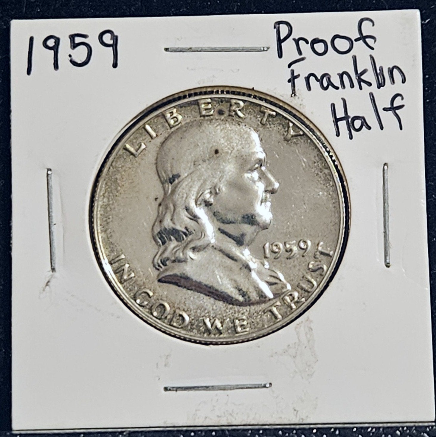 1959 Proof Franklin Half Dollar 6891.65-A — Obverse