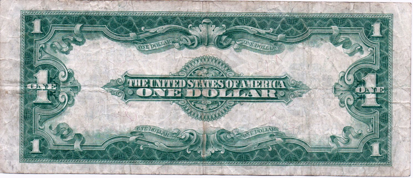 1923 $1 Silver Certificate Fr. 237 Large Size Currency – Speelman–White JSBU — Reverse