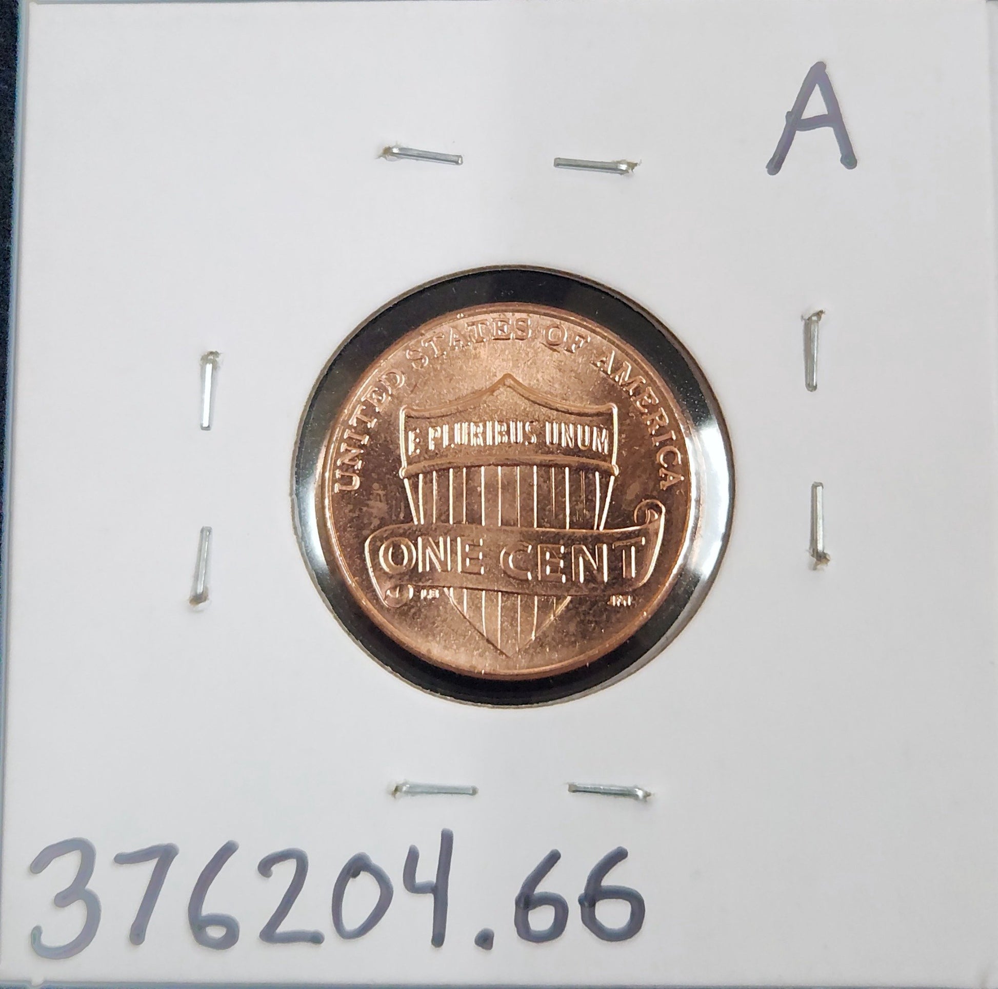 2025 Lincoln Cent 376204.66-A — Reverse