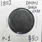 1802 Draped Bust Cent 798.1-A — Obverse