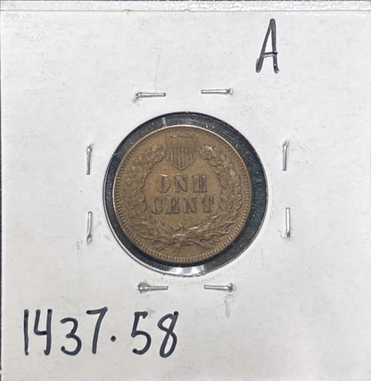 1905 Indian Head Cent 1437.58-A — Reverse
